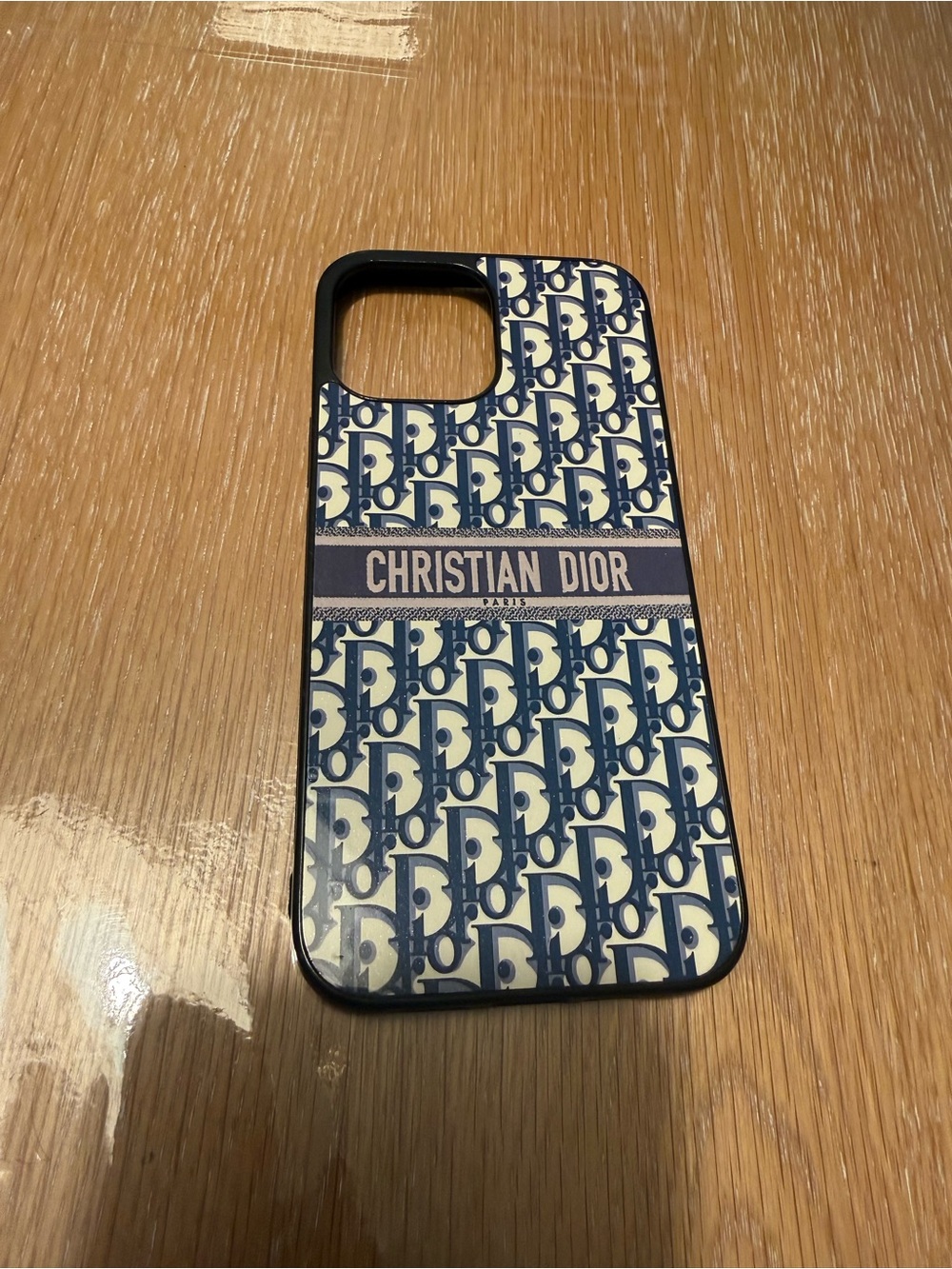 Dior Blue & White Monogram iPhone Case with Christian Dior Band
